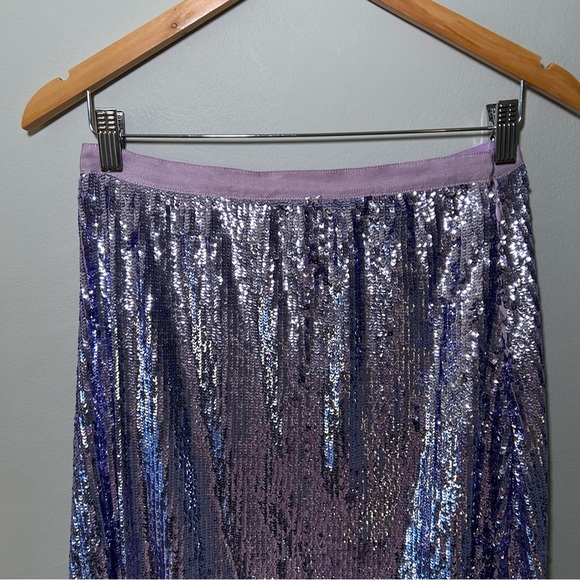 LE SUPERBE tiny dancer skirt in purple Size 4 - Picture 3 of 6